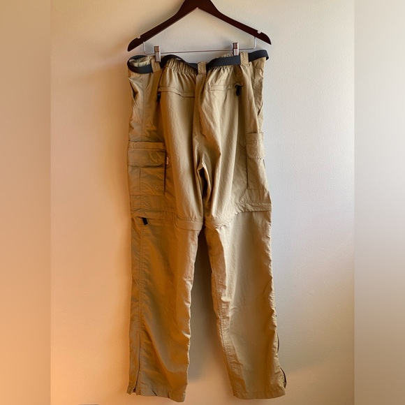Magellan Outdoors Convertible Pants Fish Gear Water Repellent Size XL Beige - Picture 5 of 10